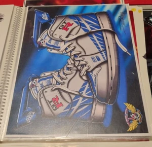 Fast and Furious Custom Art Print shoes white - A3 size - Signed - Picture 1 of 1