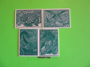2015 MARS ATTACKS OCCUPATION WOODCUT ART CARD SET - Picture 1 of 2