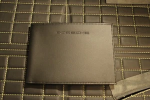 RAR VIP Kunden Leder Bordmappe Porsche - Perfekt Neu Schriftzug - Picture 1 of 1