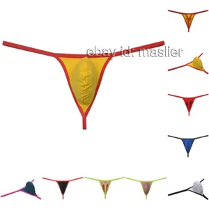 Mini tangas elástica micro tanga elástica de algodón con cuerda en G para hombre - Imagen 1 de 23