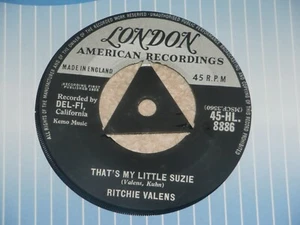 RICHIE VALENS. THAT'S MY LITTLE SUZIE. LONDON 45-HL 8886 (SUPER CONDITION) - Picture 1 of 2