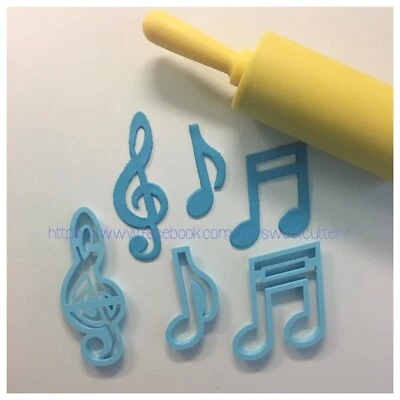 MY SWEET CUTTER Note Musicali Musica Chiave Violino Croma Formine Biscotti Cookie Cutter 9cm
