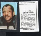 1969 Glendale Stamps-Hewitt Dixon-Oakland Raiders Near Mint Stamp