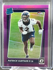 2021 Donruss Patrick Surtain II Optic Preview Pink Prizm Rookie RC #P-330 Y388 - Picture 1 of 2