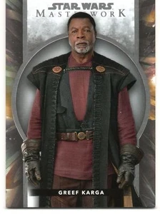 GREEF KARGA / 2022 Topps Star Wars Masterwork BASE Trading Card #4 - Picture 1 of 2