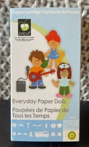 NEW Cricut Shapes Cartridge Everyday Paper Dolls 29-1042 Complete Unlinked - Picture 1 of 5