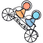  Engel Paar Anhänger Wohnkultur Fahrrad Wandhalterung Metall