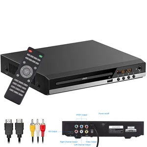 DVD CD Multimedia Player HD and RCA Output USB/Mic Port with Remote Control Z9R9 - Picture 1 of 12