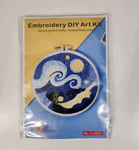 Vincent Van Gogh Sternennacht Stickpackung - Bild 1 von 4