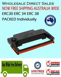 50x TOP GRADE Black&Red Generic Ribbon Cartridge for Epson ERC30 ERC34 ERC38 - Picture 1 of 2