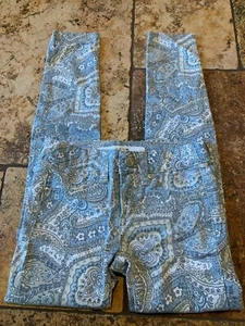 Joes Jeans Size 7 Blue Printed Jegging Jean Legging Pants - Picture 1 of 5