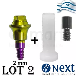 SETx2 MIS konisch V3 C1 SP gerade Multi Unit Kunststoffhülse 2mm - Bild 1 von 3