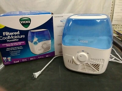 Vicks Vev400 Filtered Cool Mist Humidifier USED - Image 1 of 4