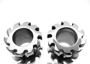 PAAR 9/16" ZOLL SÄGEBLATT ENDEN FLEISCHTUNNEL STECKER 14 MM - Bild 1 von 1