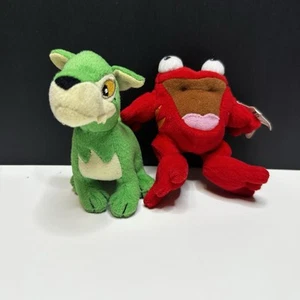 Vintage 2004 McDonald's Happy Meal Toy Neopets Stuffed Plush Toy Lot of 2 - Picture 1 of 7
