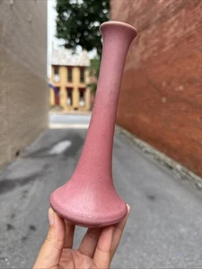 Vintage Rookwood Pottery Small Bud Vase 1928 Pink Glaze 2307 - Picture 1 of 7