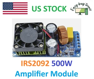 2Pcs IRS2092S 500W Mono Channel Digital Amplifier Class D HIFI Power Amp - Picture 1 of 8