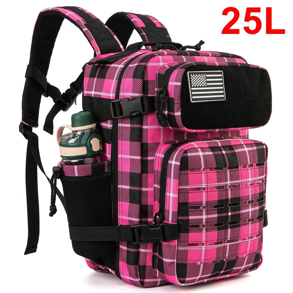 Mochila táctica 25L al aire libre senderismo fitness molle bolsa supervivencia viaje deportes Foto 1 de 4