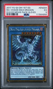 Blue-Eyes Chaos Max Dragon | MVP1-ENG04 | Gold Rare | 1st Edition | YuGiOh PSA 5 - Picture 1 of 2