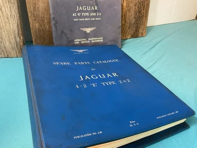 Vintage 1967 - Jaguar 4-2 E Type Parts Catalogue & Operating Handbook - Original - image 1 of 4