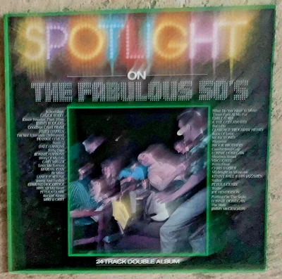 VARIOUS - SPOTLIGHT ON THE FABULOUS 50s UK 1983 VINYL 2LP RECORD💥MINT - Image 1 of 2