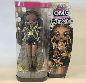 LOL Surprise OMG Fierce Royal Bee Fashion Doll NEW IN BOX Black & Gold Dress - Picture 1 of 14