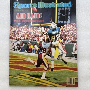 SPORTS ILLUSTRATED 9/10/84 Miami Bombs Washington, Dan Marino, Bill Fralic - Picture 1 of 10