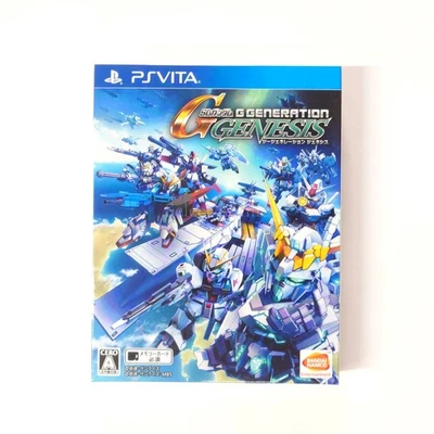 SD Gundam G Generation Genesis Sony PlayStation Vita NTSC-J CIB Digital Manual - Image 1 of 4