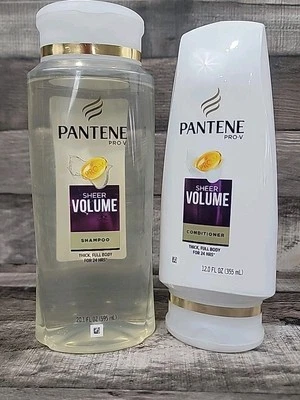 Champú Pantene PRO-V SHEER VOLUME 20,1 fl oz y acondicionador 12 fl oz Foto 1 de 4