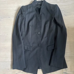 WINDSOR Stehkragen Blazer Damen Blazer Gr. DE 34/36 Anthrazit Neuwertig - Bild 1 von 9