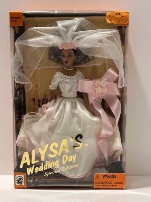 1999 INTEGRITY TOYS BONECA EDIÇÃO ESPECIAL DO DIA DO CASAMENTO DE ALYSA NRFB NOVA NA CAIXA - Imagem 1 de 4