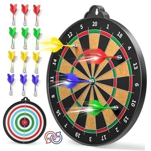 Magnetic Dart Board for Kids - 12pcs Magnetic Darts, Indoor/Outdoor Kids Games  - Picture 1 of 7