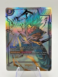 Dragon Ball Super Fusion World Vegito FB02-139 SCR** Super Alt Art NM - Picture 1 of 5
