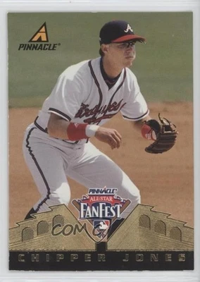 1997 Pinnacle All-Star FanFest Chipper Jones #FF6 HOF - Image 1 of 2