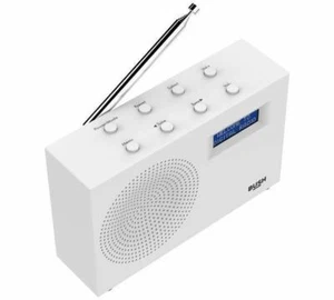 Bush Compact DAB and FM Radio - White (NEW) + WARRANTY - Picture 1 of 8