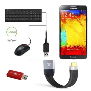 USB 3.1 Type C Male Host OTG for Laptop & Phone USB3.0 Type A Female - Picture 1 of 5