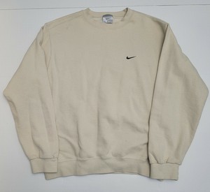nike crew neck cream