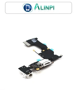 Conector Flex de Carga para iPhone 5S Blanco Power Jack Auricular Micro y Datos - Imagen 1 de 1