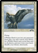 WELKIN HAWK ~mtg EX/LP Exodus Common x4