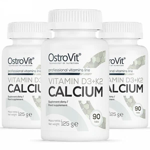 VITAMINA D3 + K2 + CALCIO - 90-270 Comprimidos - Mejora el Sistema Inmune, Salud Ósea - Imagen 1 de 10