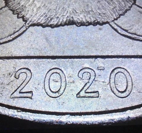 Rare Find 2020-P Washington Quarter Unique Mint Error 2 0 = 2 ` 0 Date & "Y" ! Cover