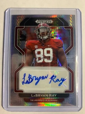 2023 Panini Prizm Draft Picks 2022 Update Silver Hyper LaBryan Ray #RA-LRA Auto - Image 1 of 2
