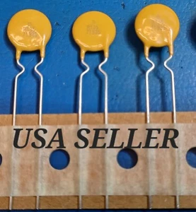100 PCS Bourns MF-R135-2 Resettable Fuse PTC 1.35A 30v Radial Disc Trip 2.7 - Picture 1 of 6