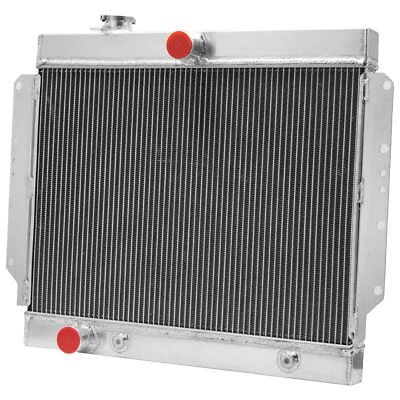 For 1959 1960 Cadillac DeVille Eldorado 6.4L V8 Upgrade 3 Rows Aluminum Radiator - Image 1 of 4