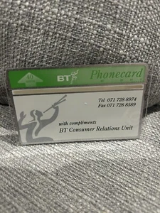 BTI064 By Consumer Relations Unit Phonecard MINT BT - Picture 1 of 1