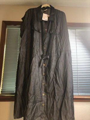 Nuevo con etiquetas Vestido LuLaRoe 3XL 3x Stacie Gris Denim Look Foto 1 de 4