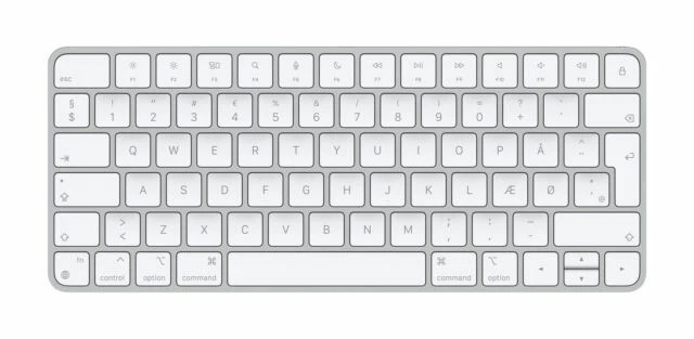 Apple Magic Keyboard Bluetooth Danish Silver - Image 1 of 1