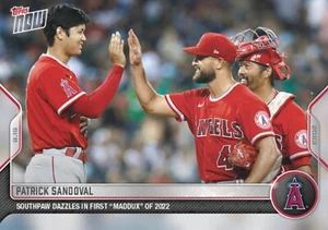2022 TOPPS NOW CARD ANGELS PATRICK SANDOVAL #741 SOUTHPAW DAZZLES 1st MADDUX - Picture 1 of 1