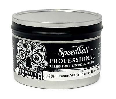 Speedball Professional Relief Ink Titanium White 8oz (3943) • 36.92€