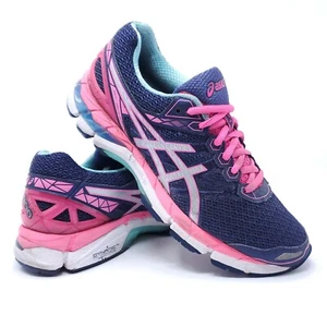 Asics GT 3000 v 4 Laufschuhe Damen Gr. US 8 M Mitternachtsblau rosa T654N - Bild 1 von 12